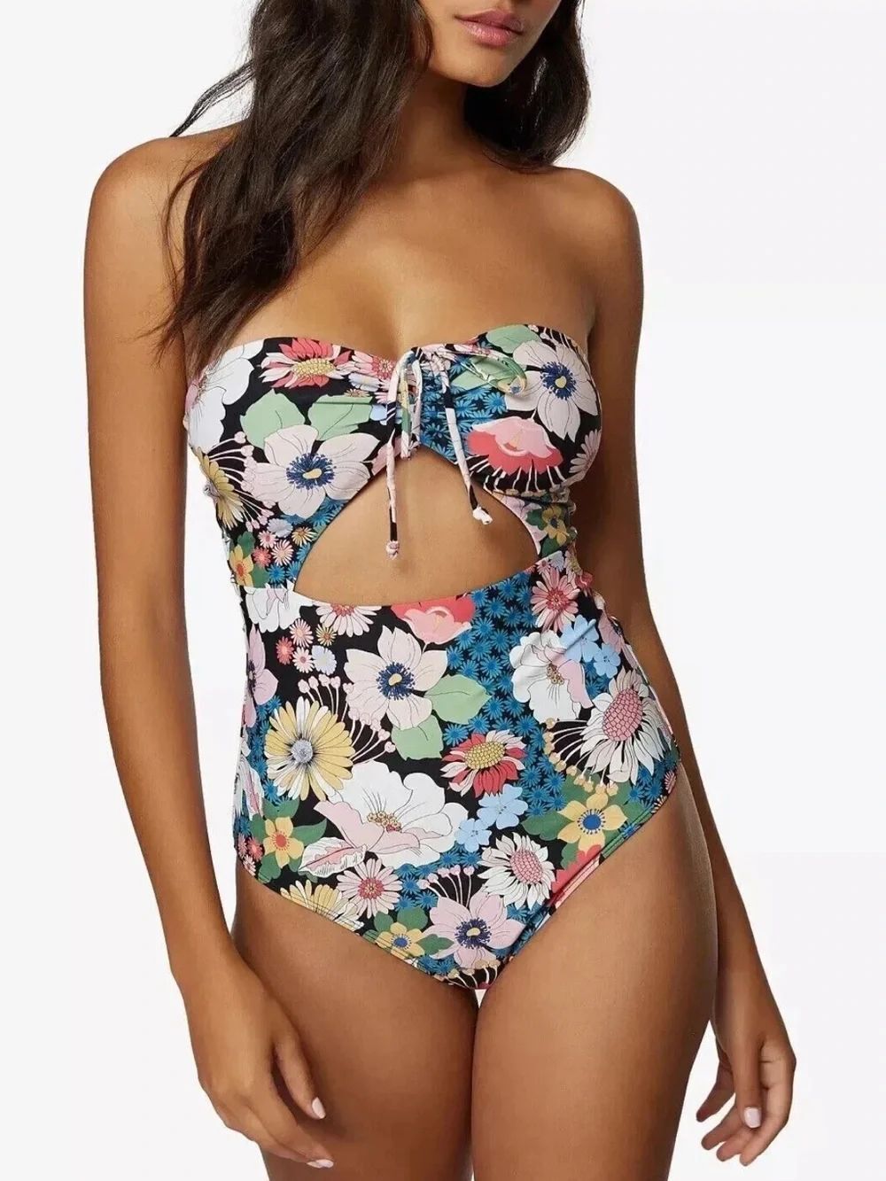 O Neill Twiggy Sayulita Floral Print One-Piece Swimsuit L86817 Womens Size XXL